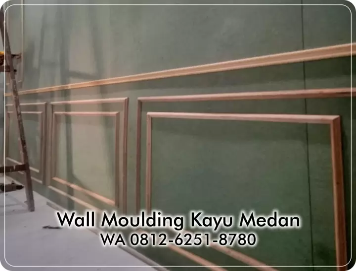 Rp 195,000 BERKUALITAS, Wall Moulding Kayu Medan